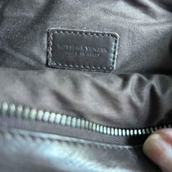 Bottega Veneta Brown Woven Messenger Bag - Picture 3 of 6